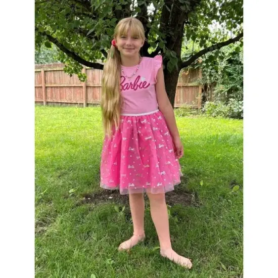 Barbie Girls Tulle Dress Little Kid to Big Kid image {2}