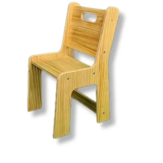 Avenlur Cordia Wooden Kids Activity Table and Chair Set &ndash; Natural Finish, Toddler & Preschool Learning Furniture image {9}