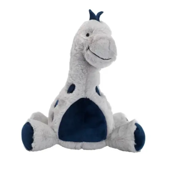 Lambs & Ivy Baby Dino Blue/Gray Plush Dinosaur Stuffed Animal Toy Plushie- Spike image {1}