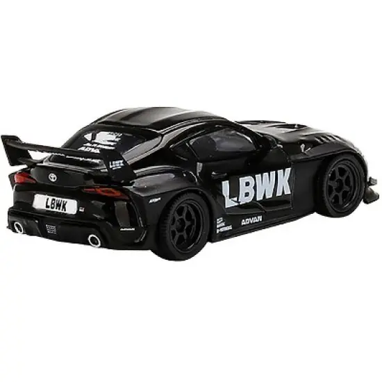 Toyota GR Supra LB Works RHD (Right Hand Drive) Black "China Exclusive" 1/64 Diecast Model Car by True Scale Miniatures image {2}