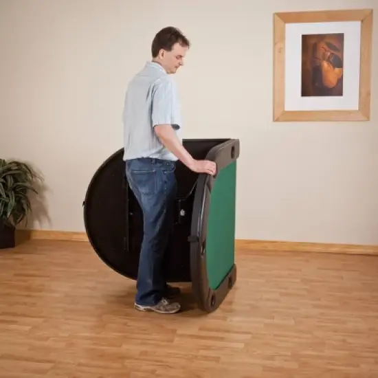 Fat Cat Folding Texas Hold'Em Playing and Poker Table image {1}