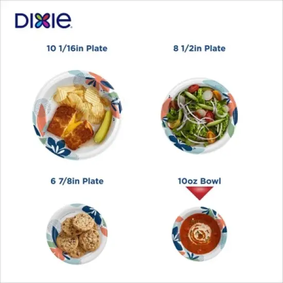 Dixie Disposable Paper Bowls &ndash; 42ct/10oz image {5}