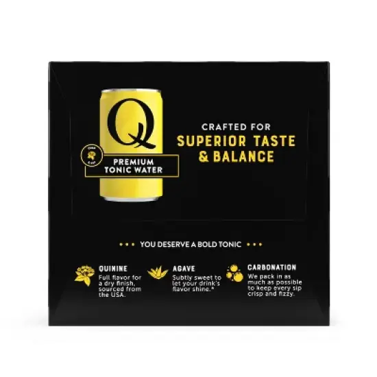 Q Mixers Tonic Water - 4pk/222ml Cans image {3}