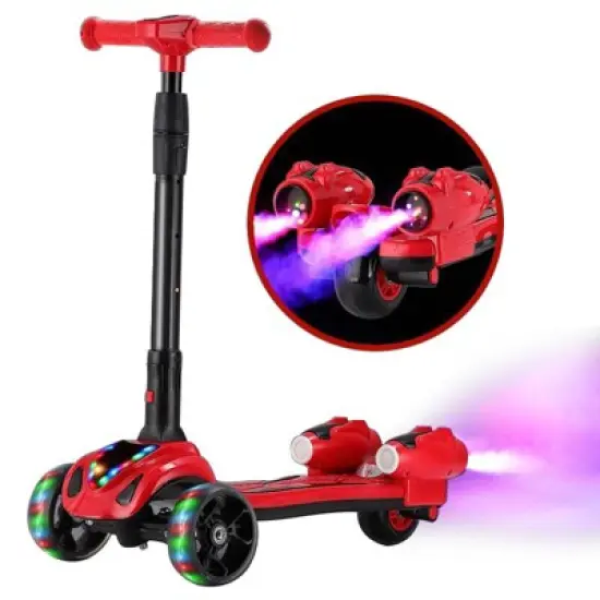 GlareWheel Y1 Kids Kick Scooter Real Smoking Rocket image {12}