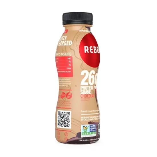 REBBL Chocolate 26g Protein Shake - 12 fl oz image {3}