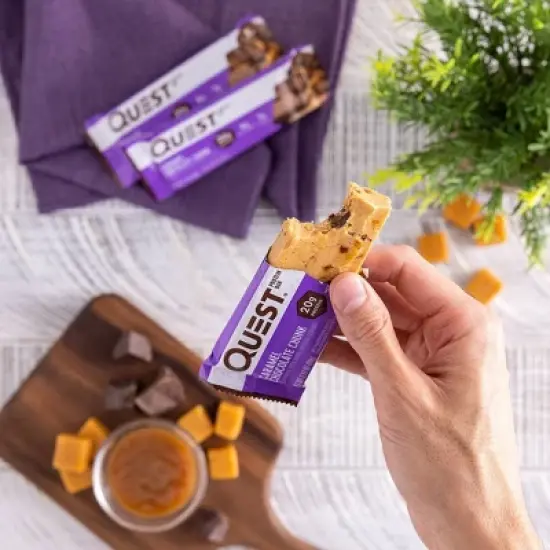 Quest Nutrition Protein Bar - Caramel Chocolate Chunk - 12ct/25.33oz image {5}