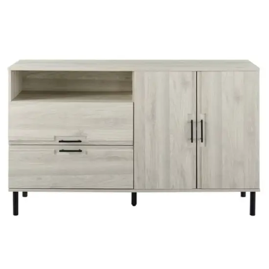 56" 2 Door Contemporary Sideboard - Saracina Home image {3}