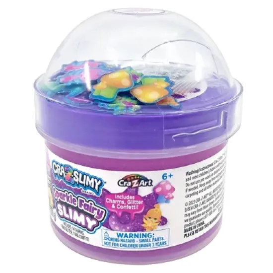 Cra-Z-Slimy Dome Topper Fairies Slimes and Putties: Educational Creativity Kit with 16 Pieces, 10oz image {5}
