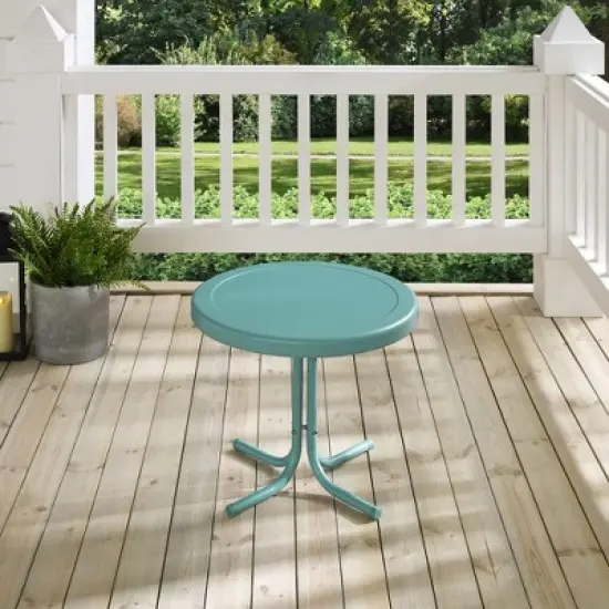 HomeStock Griffith Outdoor Metal Side Table image {14}