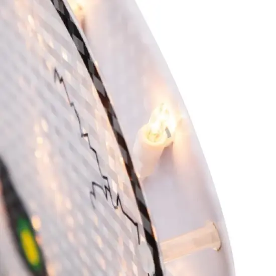 Northlight Lighted Holographic Halloween Skull Window Silhouette - 12" - Clear Lights image {7}