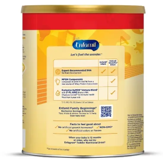 Enfamil NeuroPro Powder Infant Formula - 28.3oz image {7}