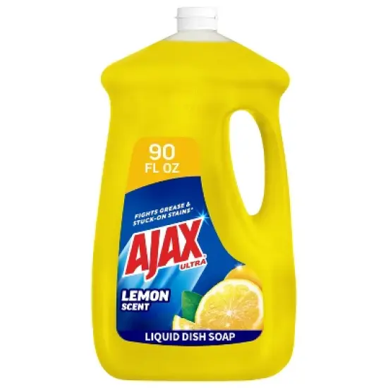 Ajax Ultra Lemon Super Degreaser Dishwashing Liquid Dish Soap image {15}