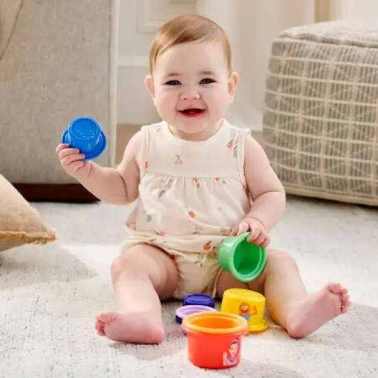 Ms. Rachel Rainbow Stacking Cups - 7pc image {6}