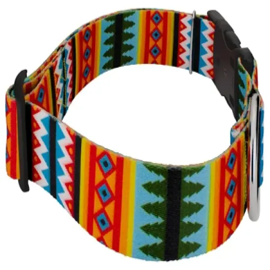 Country Brook Petz 1 1/2 Inch Deluxe Summer Pines Dog Collar image {2}