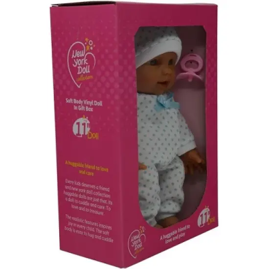 The New York Doll Collection 11 Inch Soft Body Baby Doll  image {2}