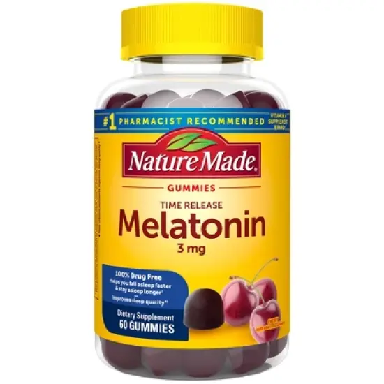 Nature Made Time Release Melatonin 3mg Gummies - 60ct image {9}