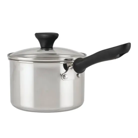 Farberware Reliance 12pc Stainless Steel Cookware Pot and Pan Set Silver: Dishwasher-Safe, Induction Compatible, Tempered Glass Lids image {12}