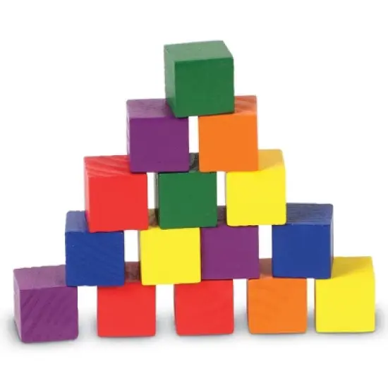 Learning Resources Wooden Color Cubes image {2}