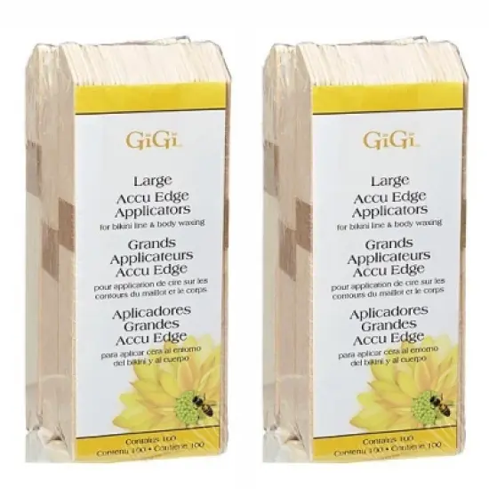 Gigi Accu Edge Applicators - Large - Contains 100 (PACK OF 2) image {4}