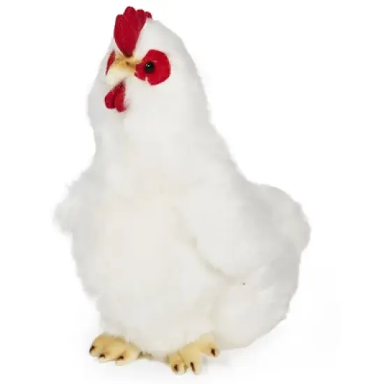 Bearington Henry Plush White Hen Stuffed Animal for little kids, 9 Inches, For Ages 1-14 image {6}