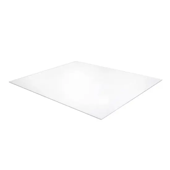XXL Polycarbonate Chair Mat for Hard Floors Rectangular Clear - Floortex image {5}