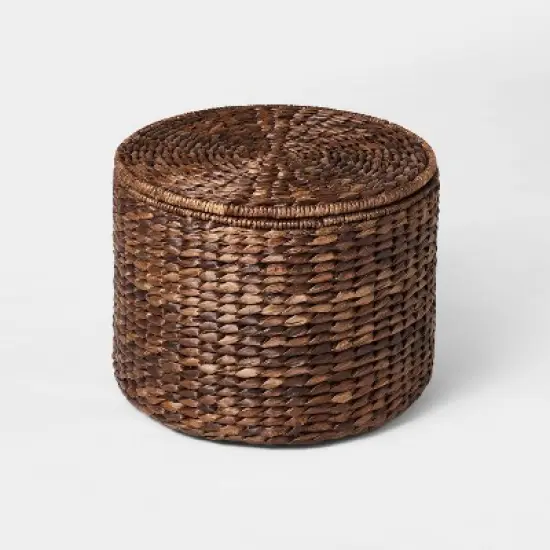 Woven Storage Ottoman Espresso - Threshold&trade; designed with McGee image {1}