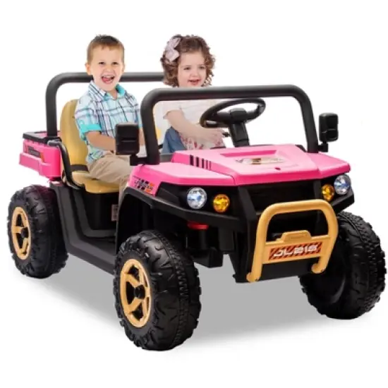 24v Ride On Dump Truck, 2 Seater Electric Ride On Car Toy for Kids, Battery Powered UTV image {10}