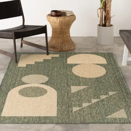 Nuloom Anslie Geometric Indoor/Outdoor Area Rug image {7}