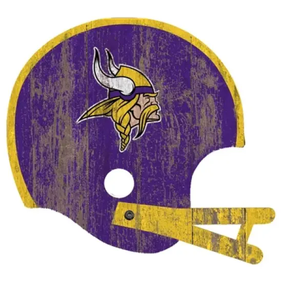 NFL Fan Creations Distressed Helmet Cutout Sign image {10}