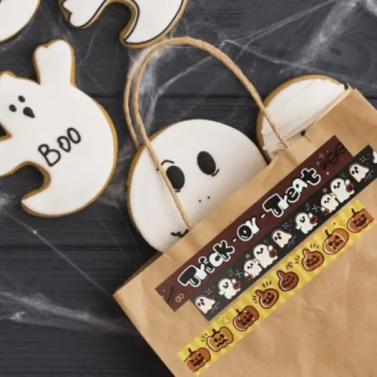 Wrapables Halloween Washi Tape for Scrapbooking, Stationery, Diary, Card Making, 11pc Trick or Treat image {7}