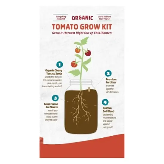 Back to the Roots Organic Tomato Grow Kit image {6}