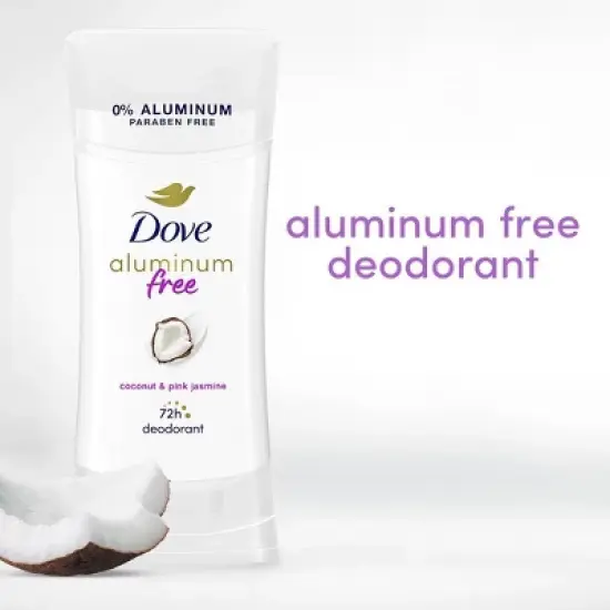 Dove Beauty Aluminum-Free Deodorant Stick Twin Pack - Coconut and Pink Jasmine - 2.6oz/2ct image {2}