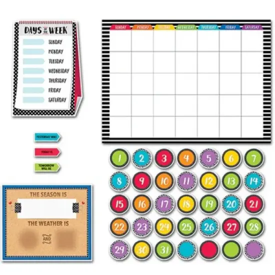 Creative Teaching Press&reg; Bold & Bright Calendar Bulletin Board Set image {2}