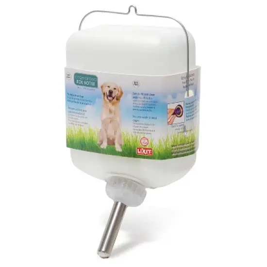 Lixit Plastic Water Bottle and Tube 64oz image {1}