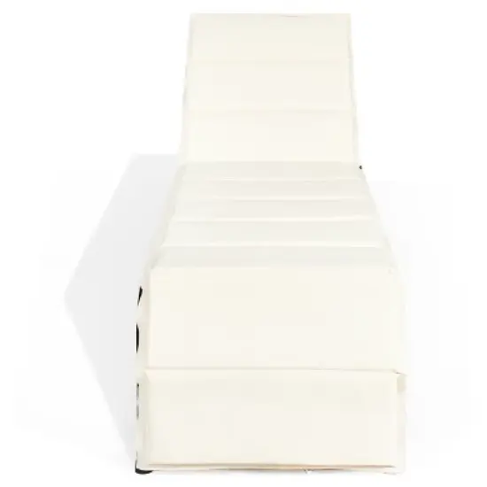 Tangkula Outdoor Patio Rattan Wicker Chaise Lounge Beach Recliner Adjustable Back image {3}