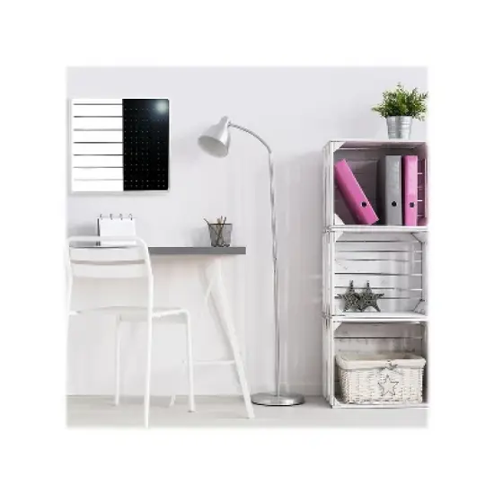 Viztex Glacier Glass Dry-Erase Whiteboard 14" x 14" (FCVGM1414WP)  image {6}