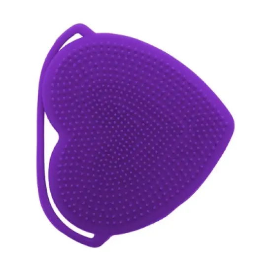 Unique Bargains Silicone Facial Cleansing Brush with Suction Cup 3.35"x2.95"x0.51" 1 Pc image {7}