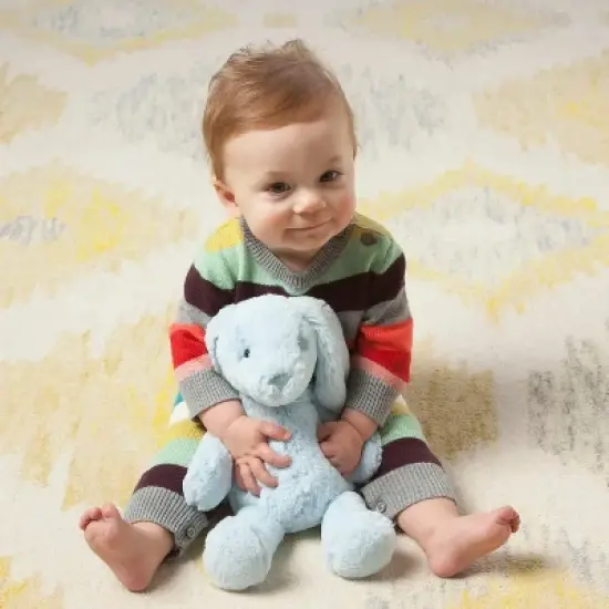 Manhattan Toy Lovelies Blue Bailey Bunny 12" Plush Toy image {1}