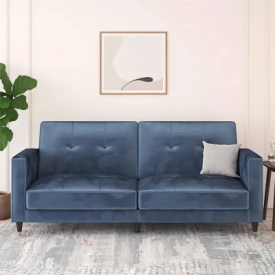 Eliza Pin Tufted Futon - Room & Joy image {2}