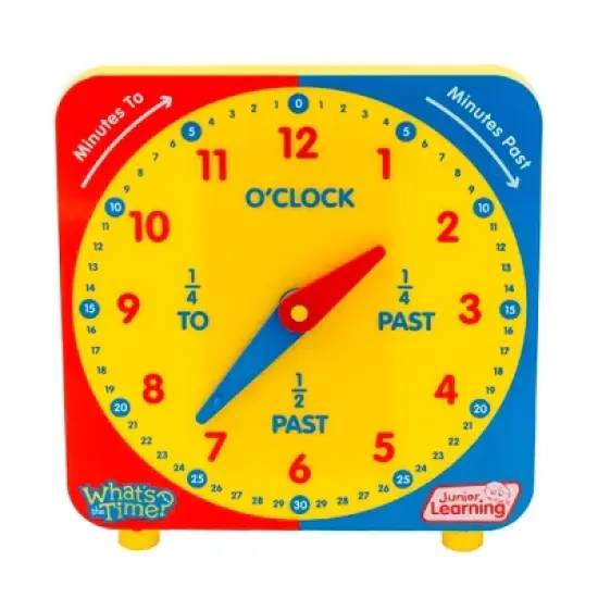 What's the Time Geared Clock Educational Toy image {1}