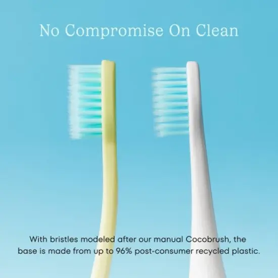 Cocolab Electric Brush Head Refills with Extra Soft and Gentle Bristles - 3pk image {4}