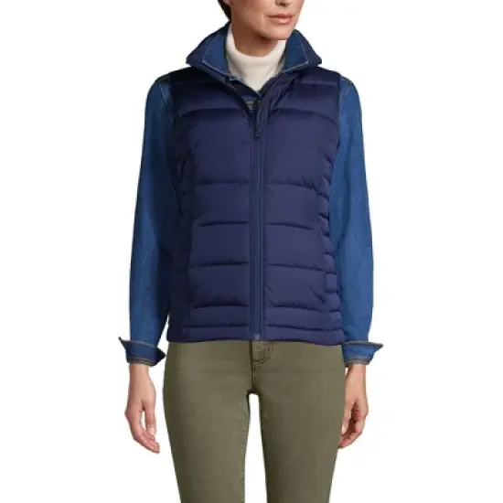 Lands' End Women's Winter Down Puffer Vest image {2}
