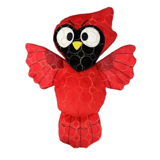 Bite Force Built with Kevlar Tough Cardinal Dog Plush Toy image {2}