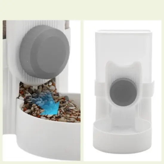 Unique Bargains Large Capacity Rabbit Hay Feeder 35oz 1 Pc image {2}