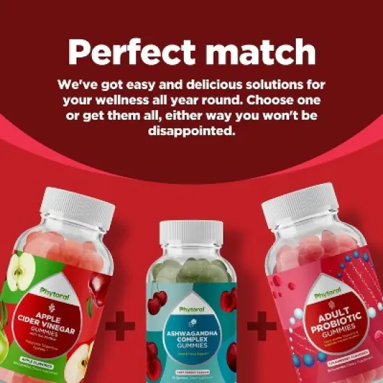 Extra Strength Cranberry Gummies for Men & Women, Delicious Potent Supplement for Bladder, Kidney, & Urinary Tract Health, Phytoral, 60ct image {7}