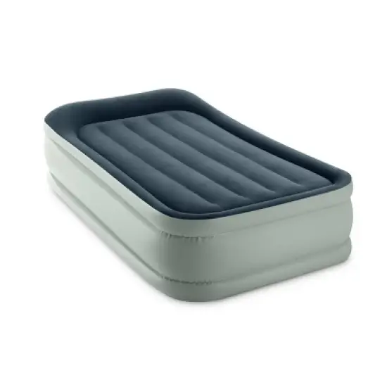 Intex Elevated 18" Premium Comfort Twin Air Mattress with Internal Pump image {1}