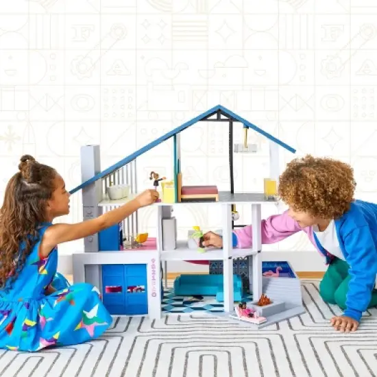 FAO Schwarz Toy Wood Ultimate Doll House LED image {10}