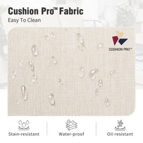 Captiva Designs 9pc Patio Dining Extendable Steel Rectangle Table & Rattan Metal Fixed Chairs & Swivel Arm Chairs image {9}