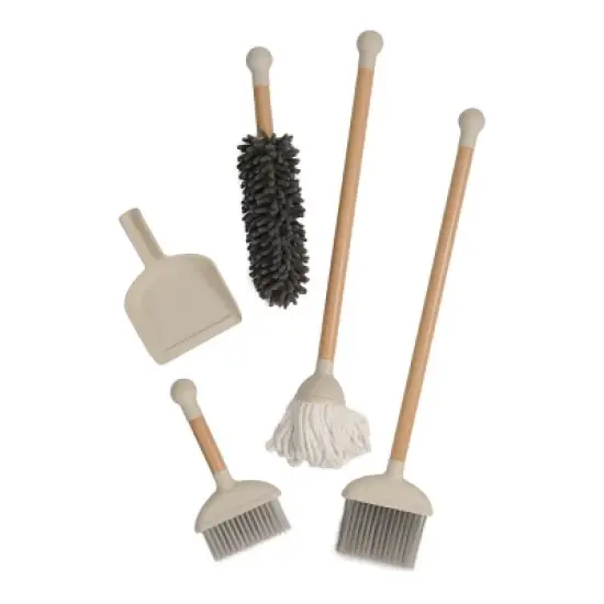 Kaplan Early Learning Modern Pretend Play Cleaning Set with Stand image {2}