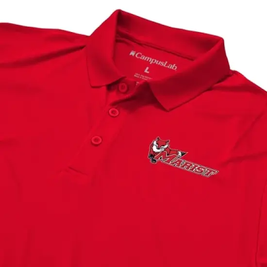 Men's Marist College Adult Polo Left Chest Logo image {3}